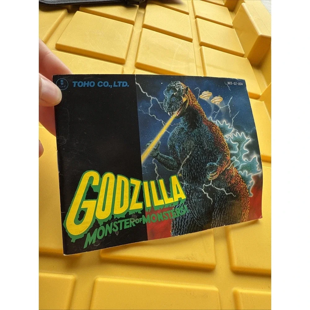 ORIGINAL Nintendo NES‎ GODZILLA Instruction Booklet Manual Book only